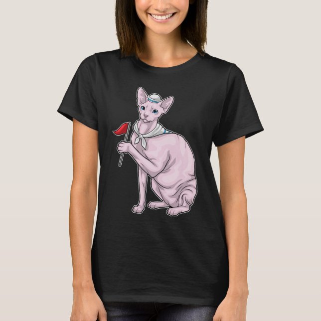 T-shirt Drapeau Sphynx Cat (Devant)
