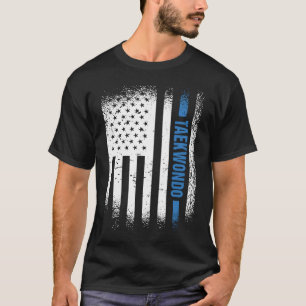 T-shirt Drapeau Sport Us Taekwondo 2