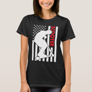 T-shirt Drapeau Sport Us Trottinette 1
