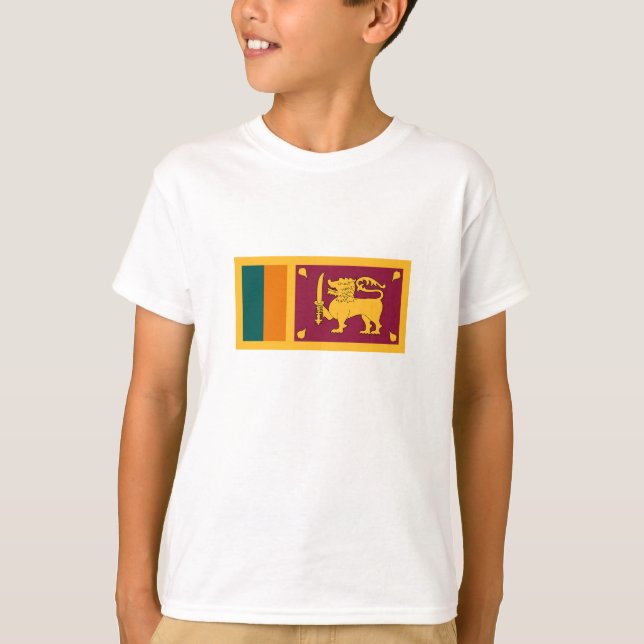 T-shirt Drapeau Sri Lanka (Devant)