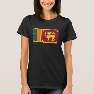 T-shirt Drapeau Sri Lankais Sri Lanka