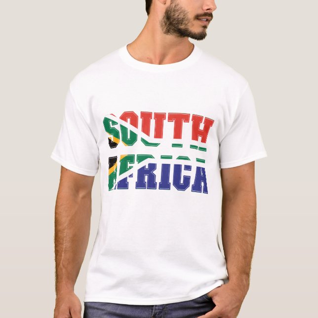 T-shirt Drapeau sud-africain (Devant)