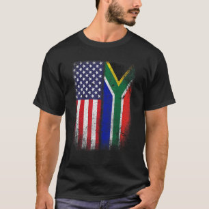 T-shirt Drapeau sud-africain Afrique du Sud États-Unis