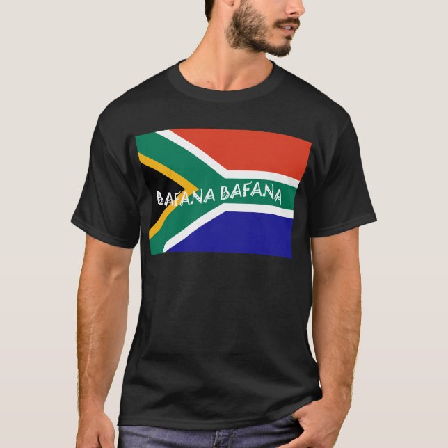T-SHIRT DRAPEAU SUD-AFRICAIN DE BAFANA (Devant)