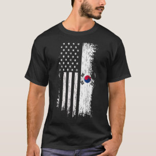 T-shirt Drapeau sud-coréen T chemise - Corée USA Shi