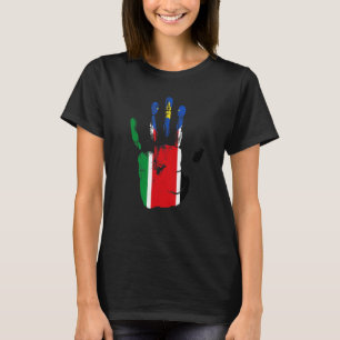 T-shirt Drapeau Sud-Soudan Hommes Femmes Enfants