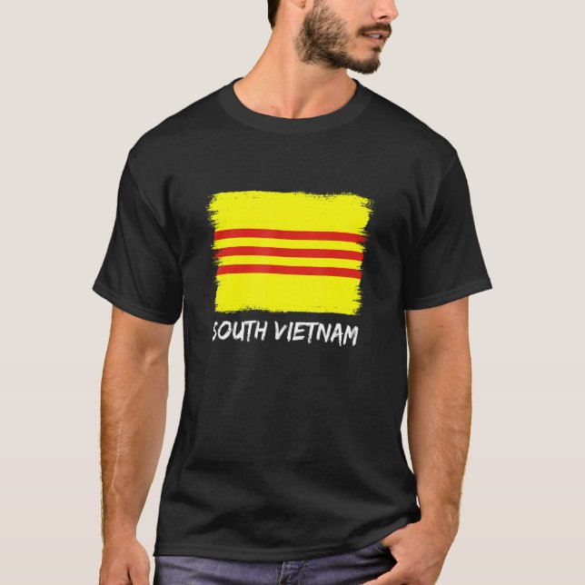 T-shirt Drapeau Sud-Vietnam (Devant)