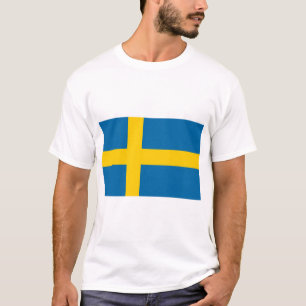T-shirt Drapeau Suède