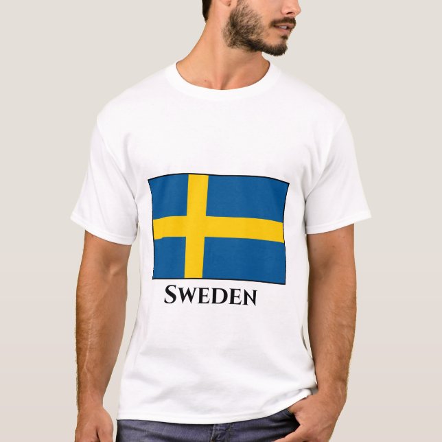 T-shirt Drapeau suédois (Devant)