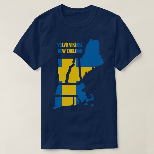 T-shirt Drapeau suédois VVNE (Design devant)