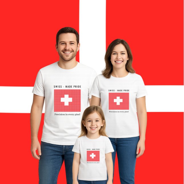 T-shirt Drapeau suisse (Créateur téléchargé)