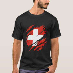 T-shirt Drapeau suisse