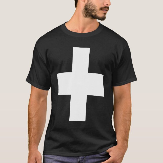 T-shirt Drapeau suisse (Devant)