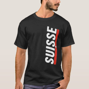 T-shirt Drapeau Suisse Souvenir Schweiz Cadeau Suiss