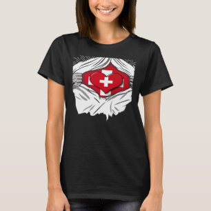 T-shirt Drapeau suisse - Suisse