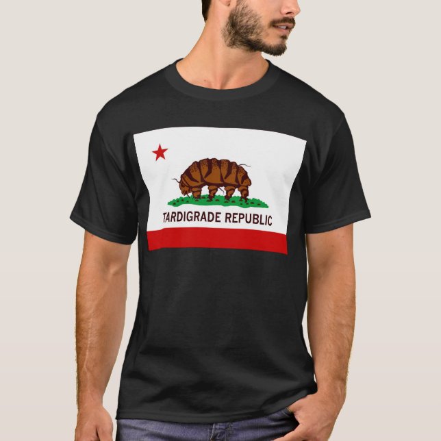 T-shirt Drapeau Tardigrade de République (Devant)