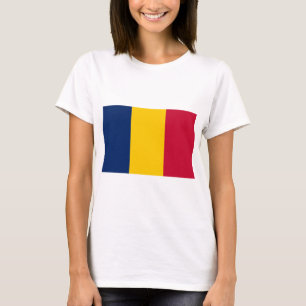 T-shirt Drapeau Tchad