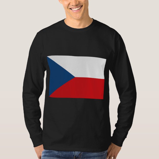 T-shirt Drapeau tchèque (Devant)