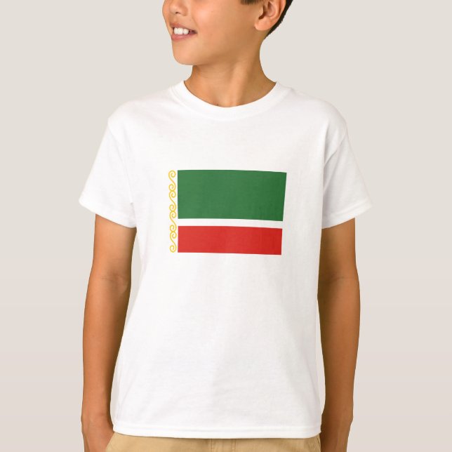 T-shirt Drapeau tchétchène (Devant)