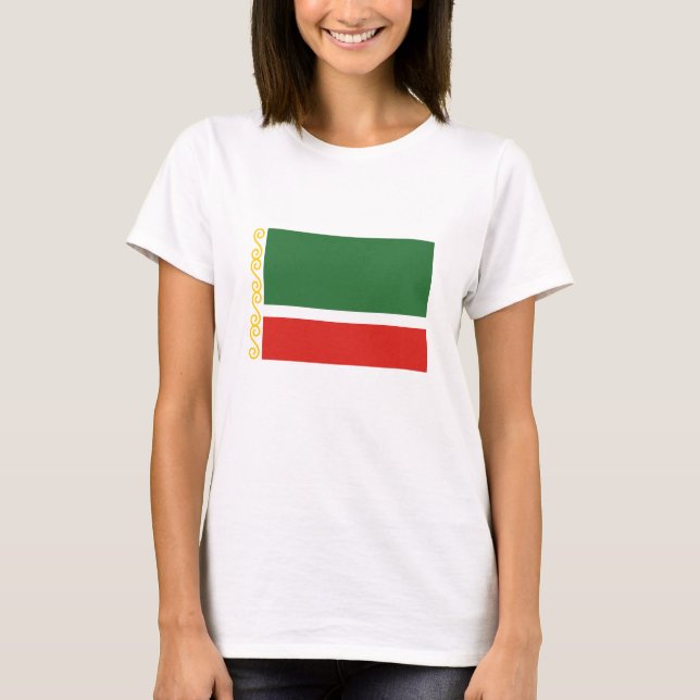 T-shirt Drapeau tchétchène (Devant)