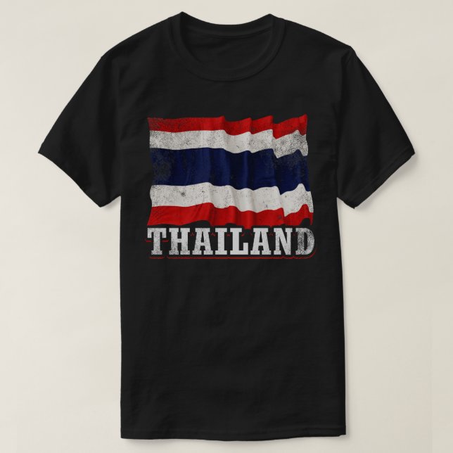 T-shirt Drapeau thaï (Design devant)