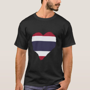 T-shirt Drapeau thaïlandais Pride thaïlandaise Drapeau tha