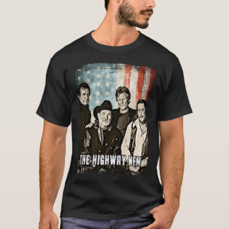 T-shirt Drapeau The Highwaymen Band Cadeau anniversaire de