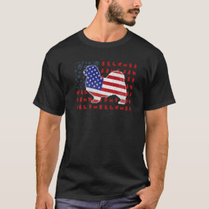 T-shirt Drapeau Tibétain Espagnol Américain 4 juillet Pour