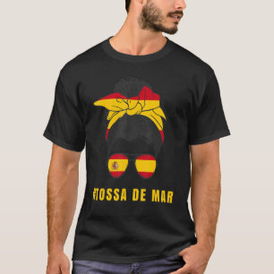 T-shirt Drapeau Tossa De Mar Espagne Lady Espagne