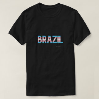 T-shirt Drapeau transgenre de fierté brésilienne