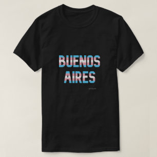 T-shirt Drapeau transgenre de la Fierté de Buenos Aires
