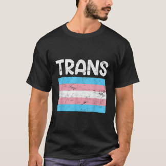 T-shirt Drapeau transgenre LGBT Drapeau transsexuel