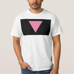 T-shirt Drapeau triangle rose de SlipperyJoe's symbole ros