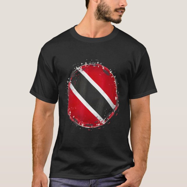 T-shirt Drapeau Trinité-et-Tobago (Devant)