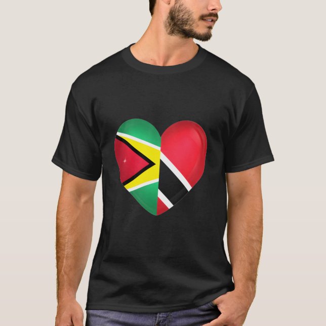 T-shirt Drapeau Trinité-Et-Tobago Trini Guyana Guyane Fla (Devant)