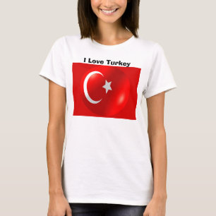 T-shirt Drapeau turc