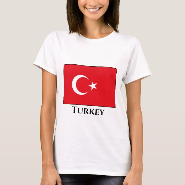 T-shirt Drapeau turc (Devant)