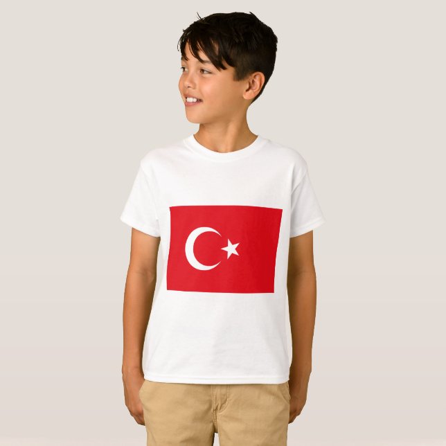 T-shirt Drapeau turc (Devant entier)