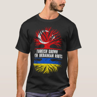 T-shirt Drapeau turc aux racines ukrainiennes