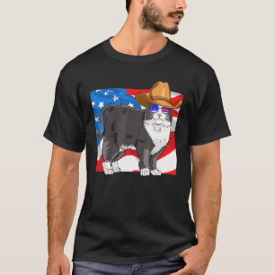 T-shirt Drapeau Tuxedo 4 juillet patriotique américain