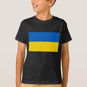 T-shirt Drapeau Ukraine