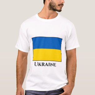 T-shirt Drapeau ukrainien