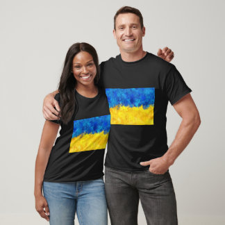 T-shirt drapeau ukrainien