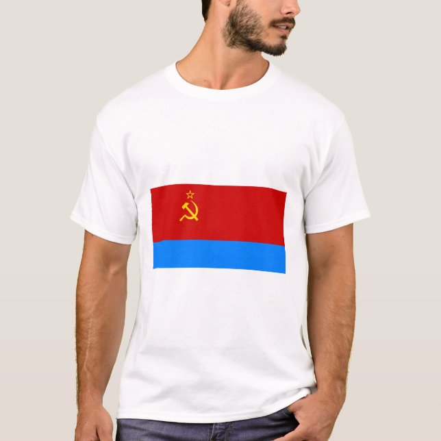 T-shirt Drapeau ukrainien de SSR (Devant)