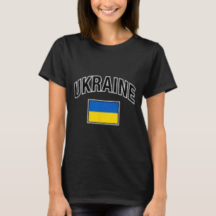 T-shirt Drapeau ukrainien Ukrainien fier
