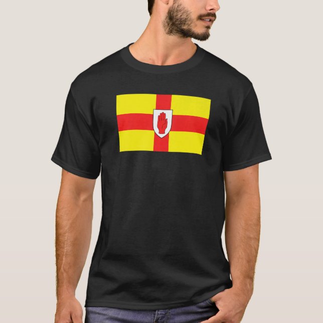 T-shirt Drapeau Ulster - L'Ulster Red Hand Flag Premium (Devant)
