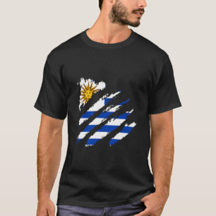 T-shirt Drapeau Uruguay Patrimoine Griffe Fierté Uruguayen