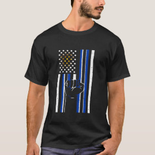 T-shirt Drapeau Uruguay Poing USA Racines Uruguayennes Uru