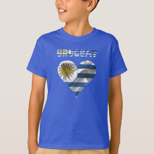T-shirt Drapeau uruguayen