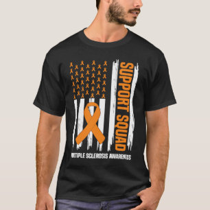 T-shirt Drapeau US Sclérose en plaques Sclérose en plaques